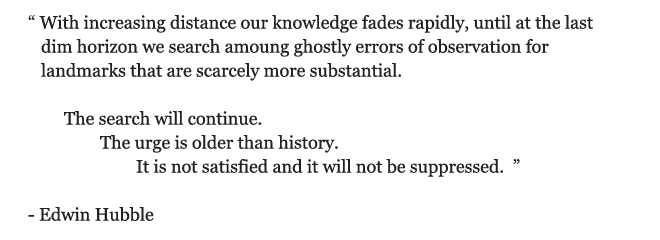Hubble Quote Hubble Quote